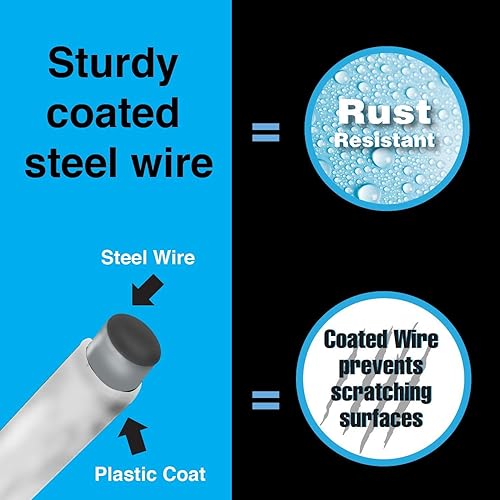 Miniatura 4 de SANNO Cestas para congelador, cesta de almacenamiento de alambre para congelador, organizador de alimentos para congelador, cesta de alambre de