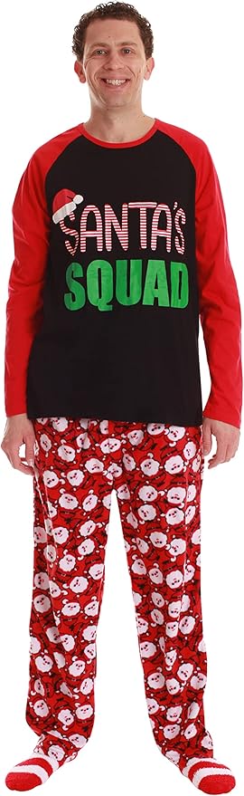 Pijamas Navideños a Juego para Familia o Parejas – Santa Squad miniatura 3