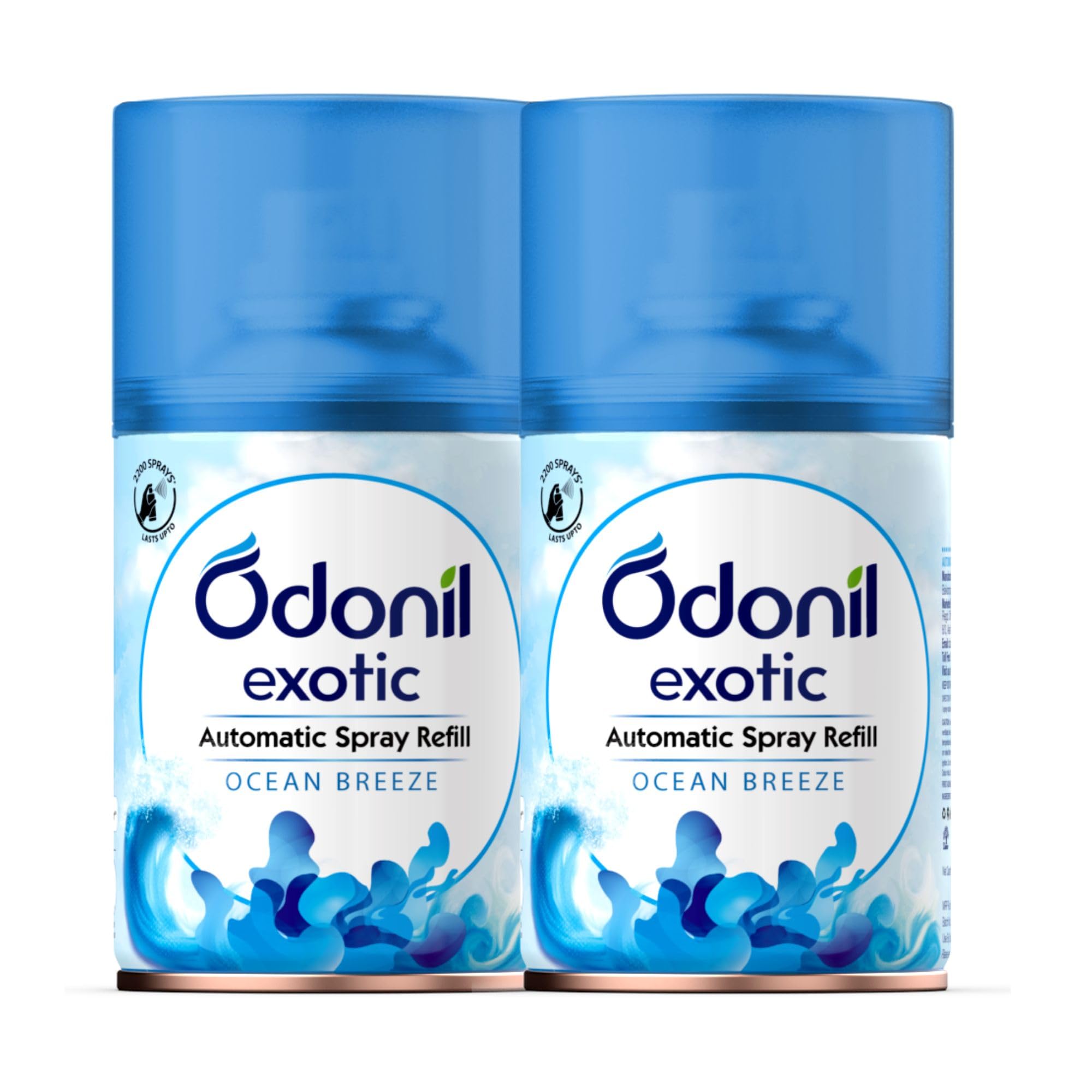 DABUR Odonil Exotic Automatic Spray Refill-450Ml(Pack Of 2, 225Mlx2) Ocean Breeze 2X Long Lasting 2200 Sprays Guaranteed Fits All Machines Lasts Upto 60 Days (B0CPPHVSY9) Amazon Price History, Amazon Price Tracker