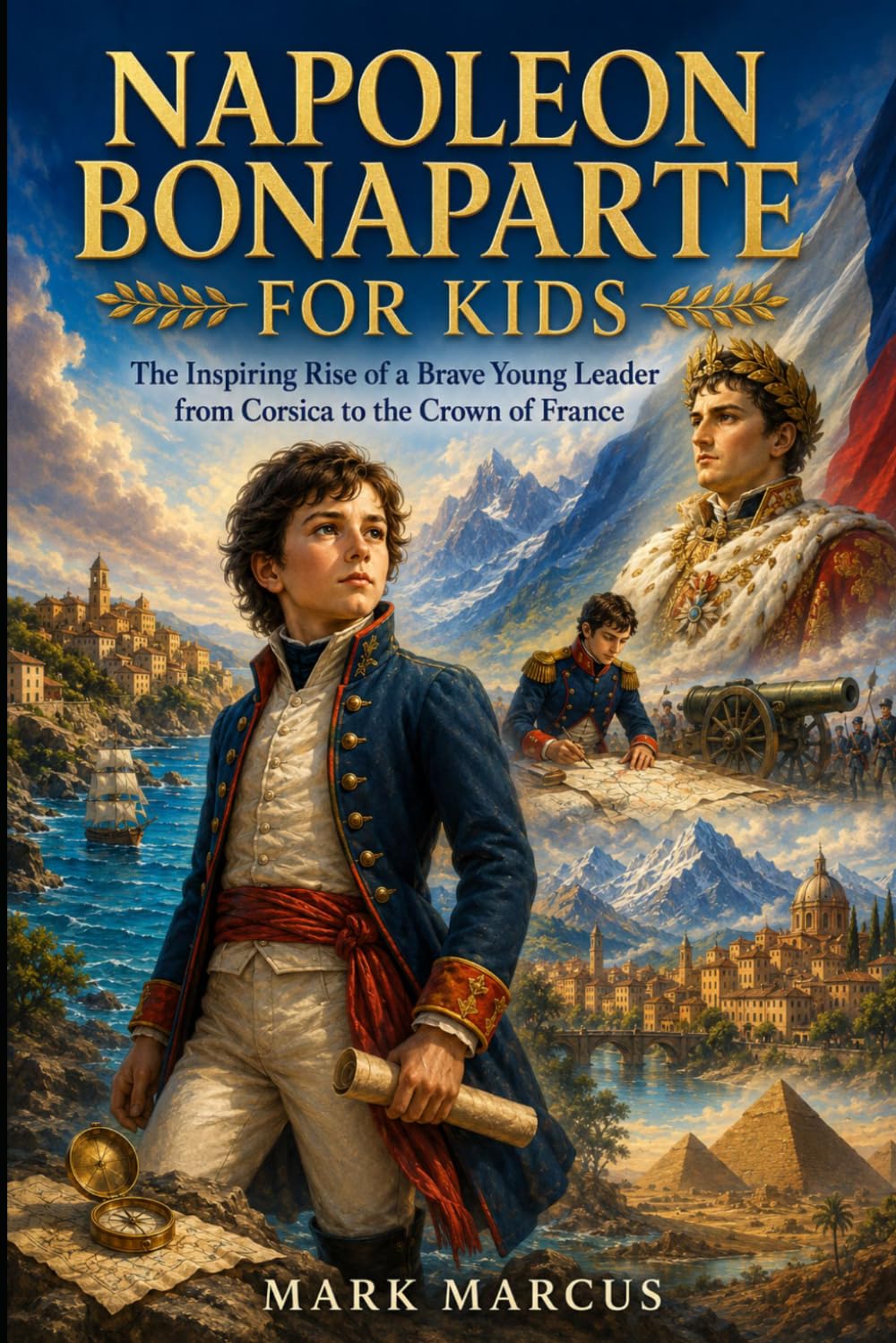NAPOLEON BONAPARTE FOR KIDS: The Inspiring Rise of a Brave Young Leader from Corsica to the Crown of France (The Curious Kids History Library)