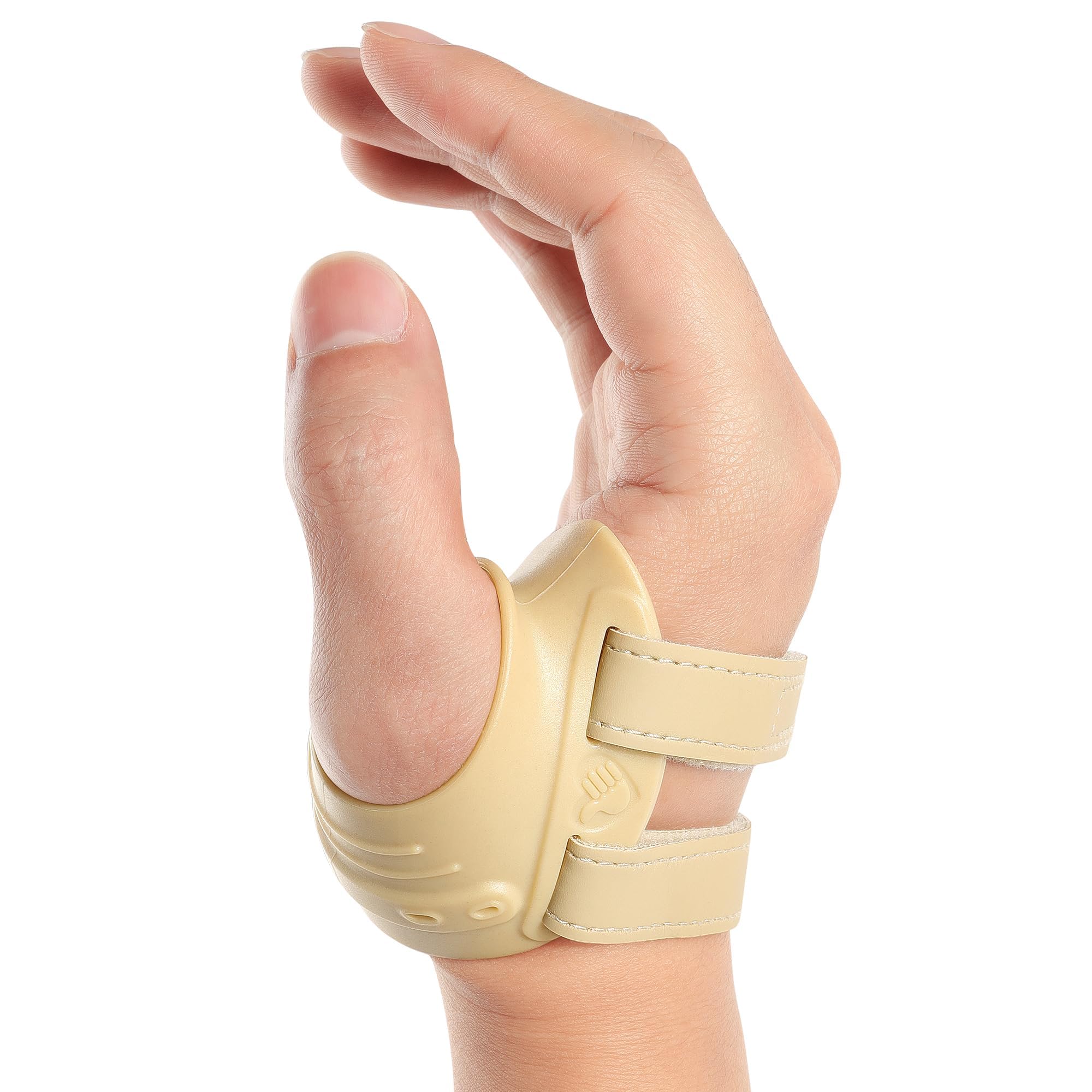 Photo 1 of FORTEMOTUS CMC Thumb Brace, Upgrade Thumb Splint for CMC Joint Pain Relief and Support, Osteoarthritis, Tendonitis, Arthritis, CMC Joint Thumb Arthritis Brace for Women Men (Beige Right Hand, Medium)