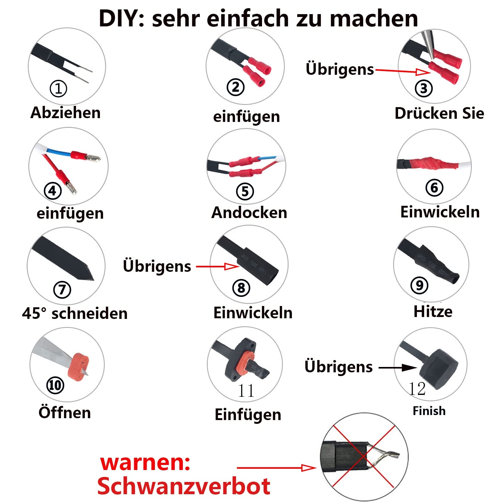 220V～230V Frostschutz Heizkabel Selbstregulierendes Wärmekabel für Dachrinnen, Wasserleitungen, einem Dachfenster, gewächshaus, palmen Kein Thermostat Erforderlich (Color : 8mm, Size : 197ft)