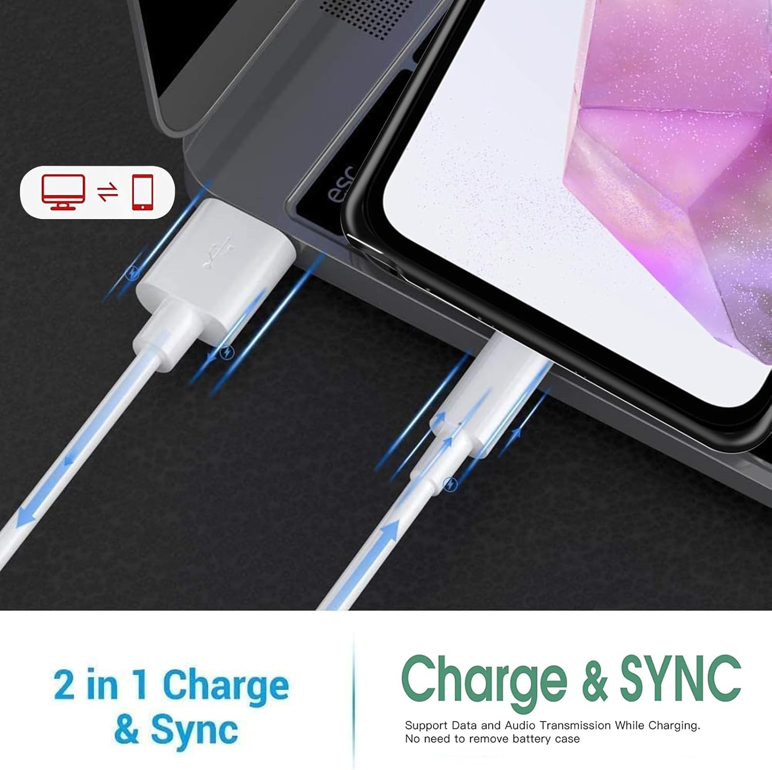 Battery Case for Galaxy A55/A35,[12000mAh] Large Capacity Portable Protective Fast Charging Case Battery Case Compatible with Galaxy A55,Galaxy A35 (6.6 inch) Wireless Charging Case with Carplay-Black