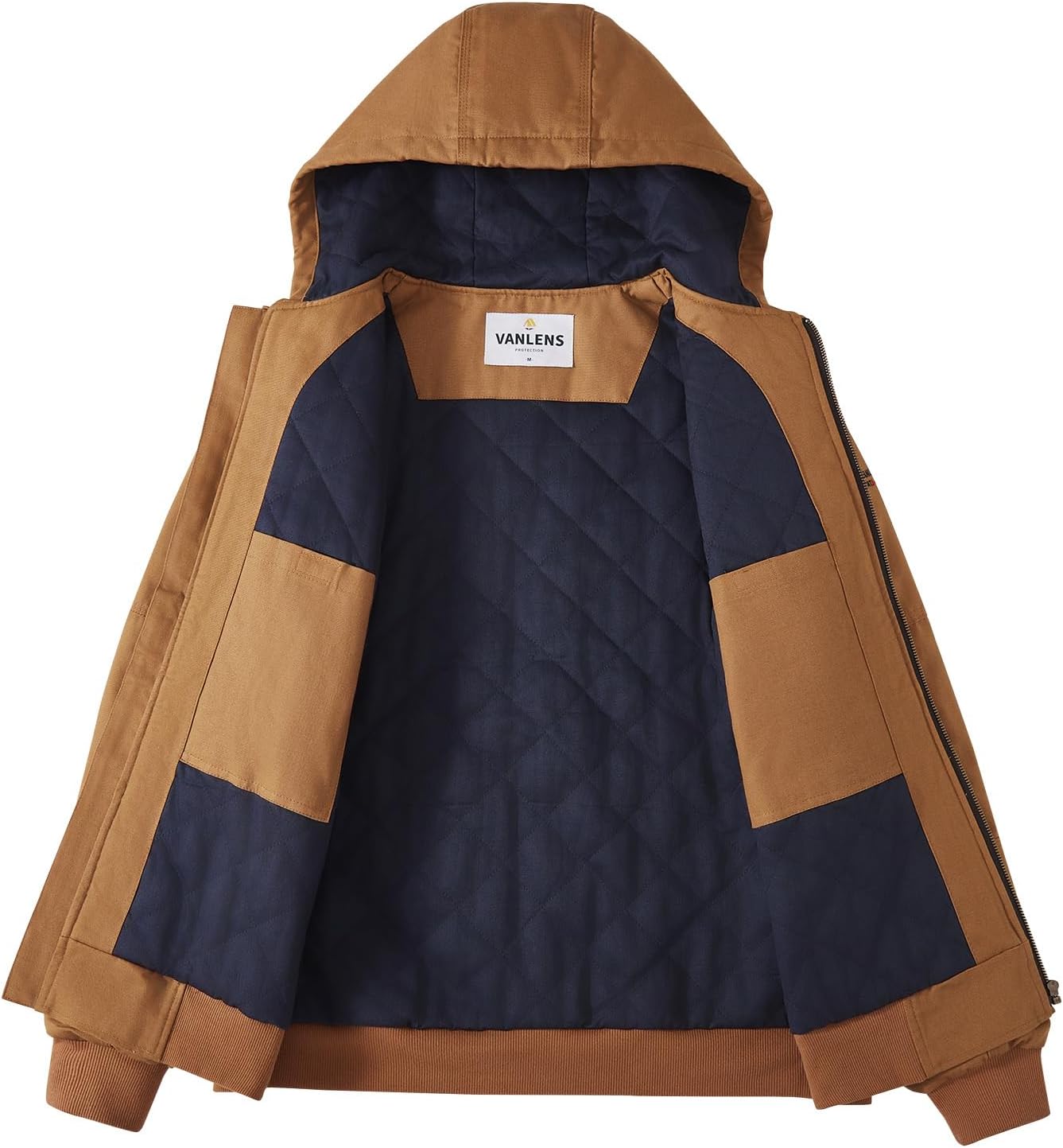 FR Jacket Men's Flame Resistant Loose Fit Firm Duck Insulated Active Jacket - Image 5