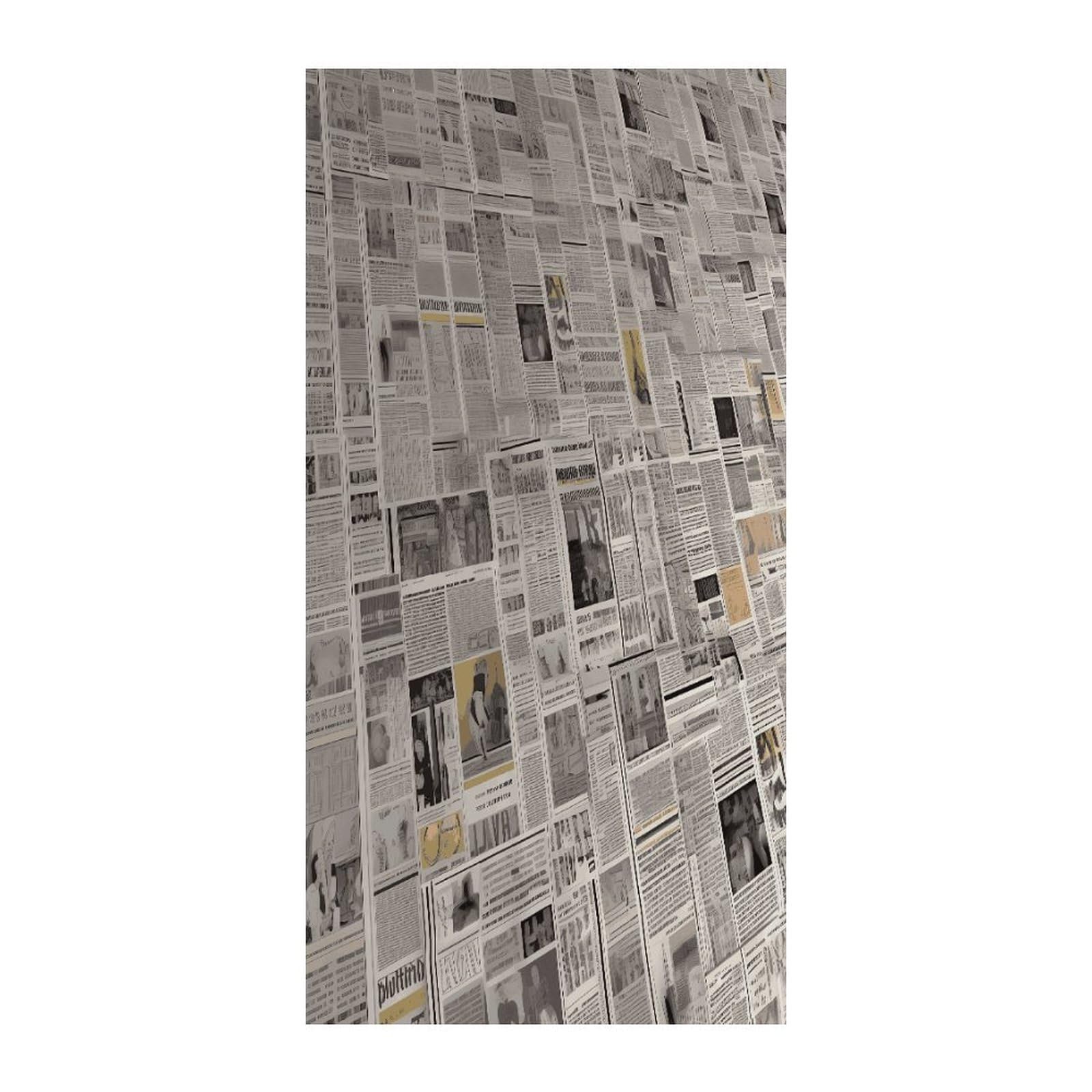 Fekiloot Style Newspaper Door Curtain Room Divider Curtains