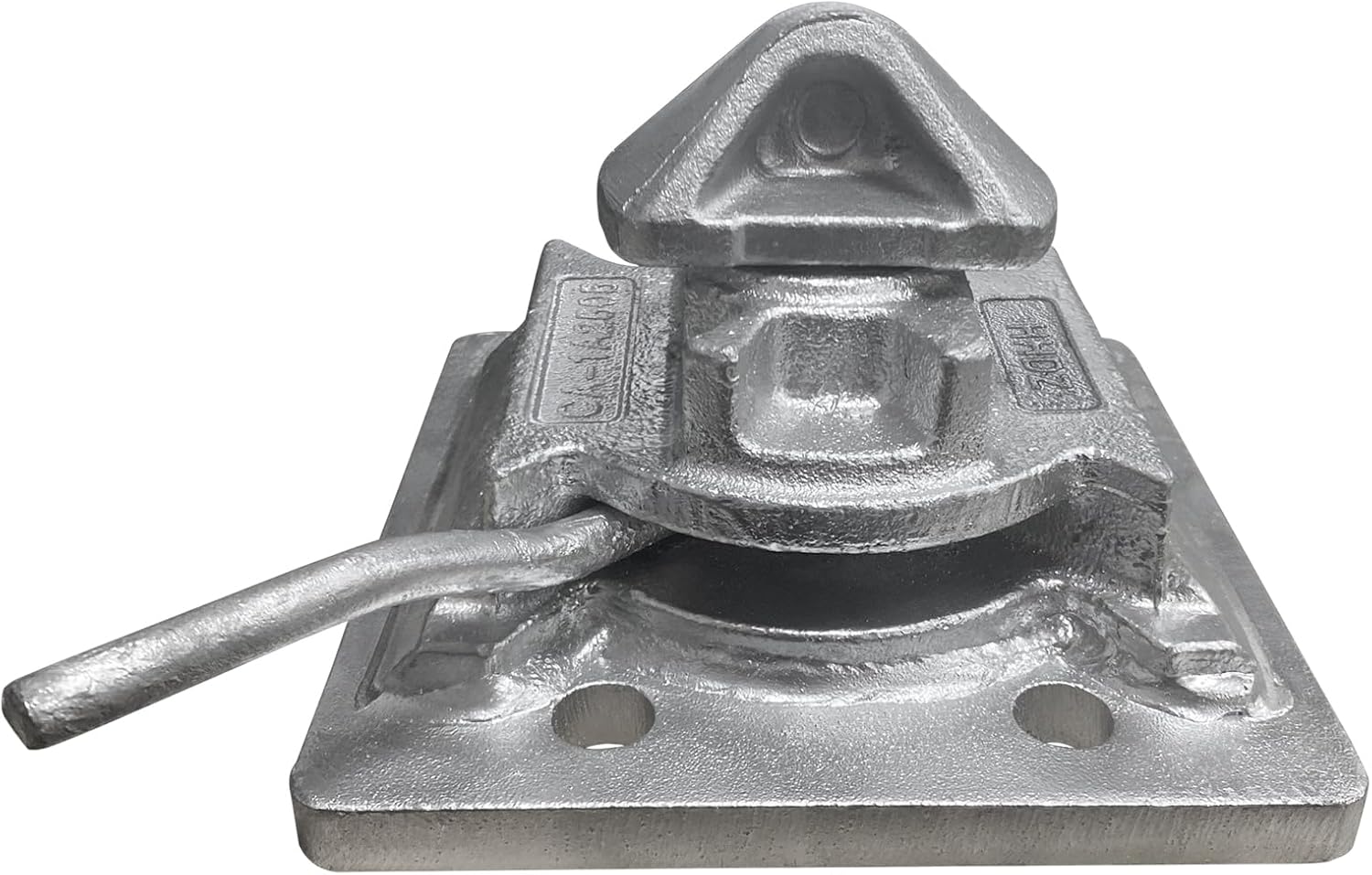 Sea Rail Shipping Container Manual Twist Lock, Dovetail Style Deck Mount for Securing Containers to Flat Surfaces, Ships, Trailers & Rail Cars 1Pack