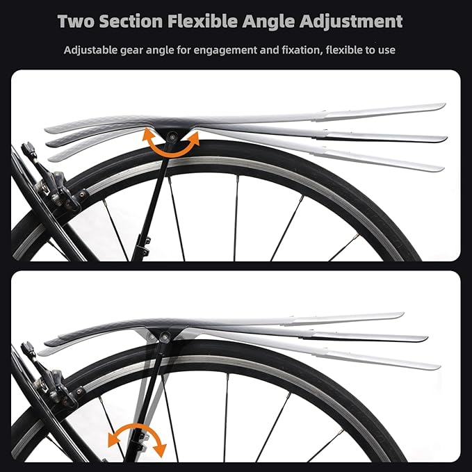 Guardabarros Ajustable para Bicicleta de Carretera y Montaña miniatura 3