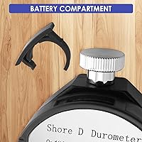 Vista 9 de Shore D - Medidor de dureza portátil 0-100HD Durómetro digital D para goma, neumático, plástico, plástico térmico, pisos, bola de bolos con pantalla