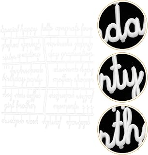 Message Board Letters Set, 2 Pack Plastic White Interchangeable