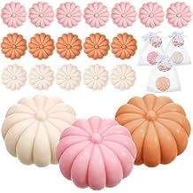 Maxcheck 12 Fall Little Pumpkin Soap Baby Shower Favors, Girl Pink