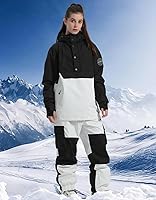 Vista 51 de Chaquetas de esquí para hombre, abrigos de snowboard para mujer, chaqueta impermeable para deportes de invierno, resistente al viento, cálida Todo
