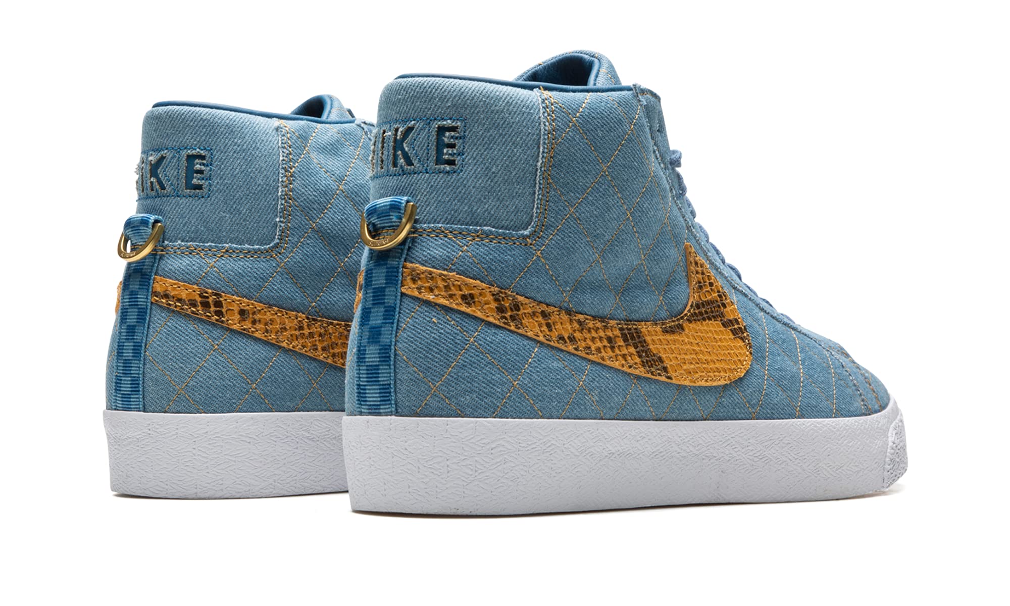 Men's) Nike SB Zoom Blazer Mid QS 2 x Supreme 'Denim Snakeskin