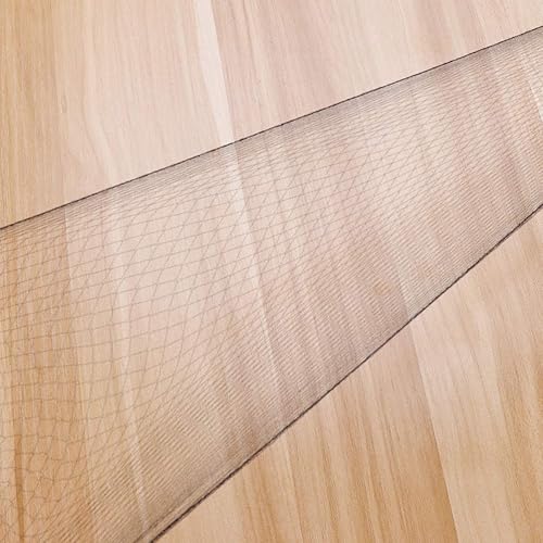 Miniatura 8 de Tinksky red de pelo Invisible de elástico y acabado de malla 100-Paquetes (Negro)