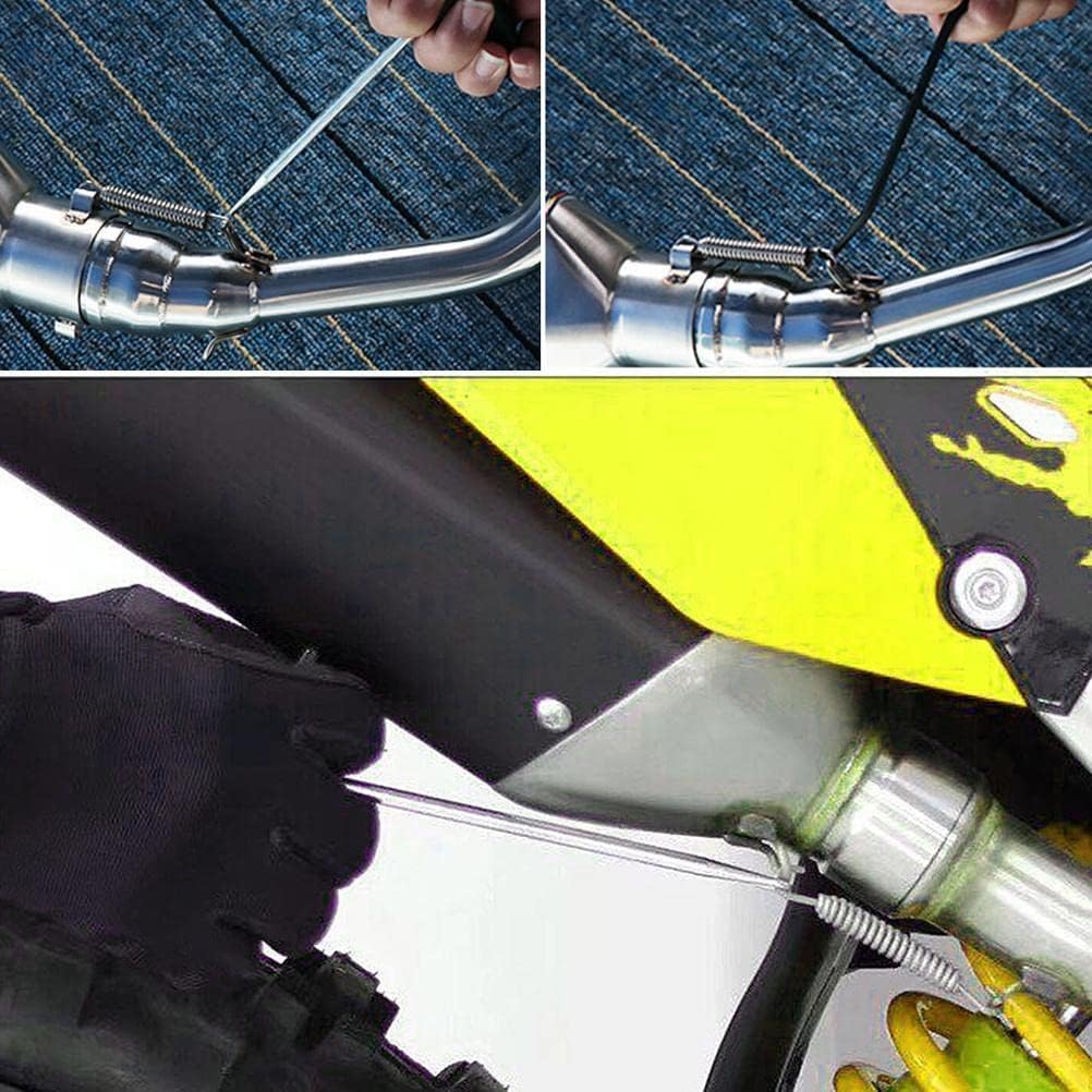 Spring Hook Puller Tool, Universal Alloy Steel Construction Easy Access for Vehicle Brake and Headlight Adjusting Springs (Black)