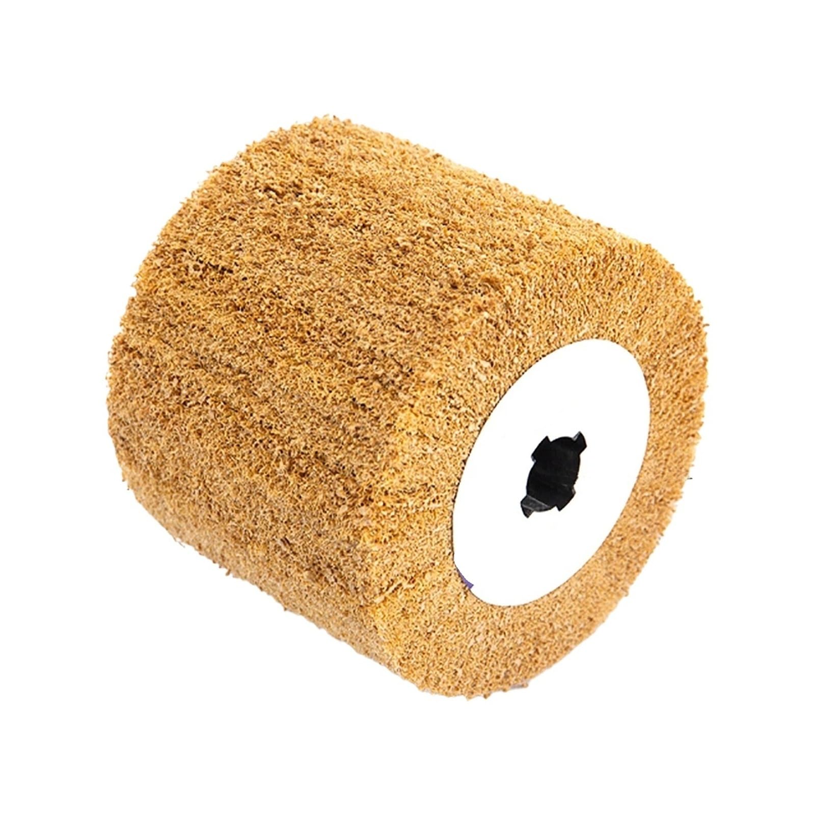 120x100x19mm Non-woven Abrasive Flap Wheel Brush For Stainless Steel Metal Deburring Drum Wheel Polish Tool 60-600 Grit(Silver)