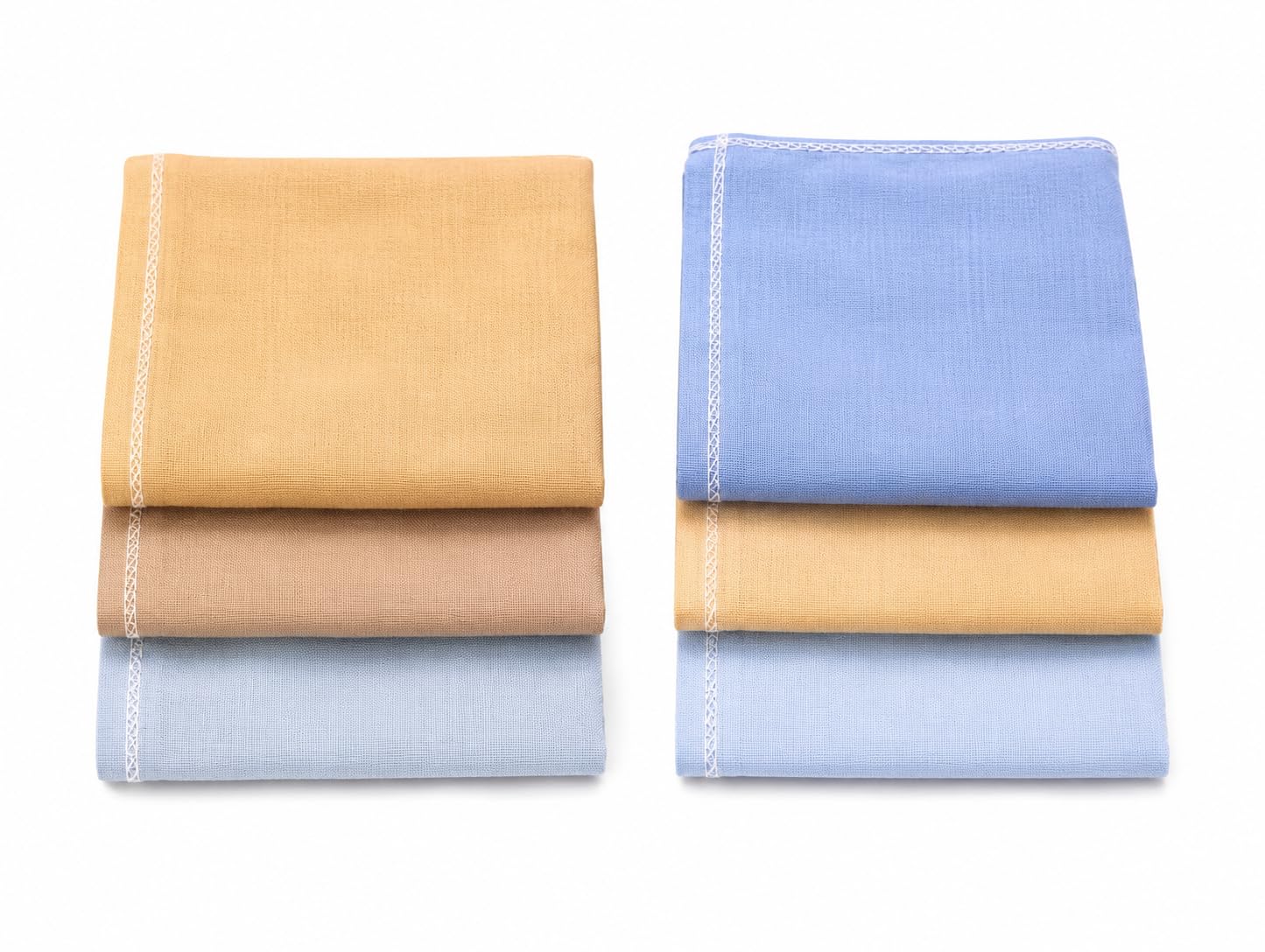 100% Pure Cotton Handkerchief for Men | Soft Breathable Cotton Hankies | Premium Reusable Washable Mens Hand Kerchief | Big Size Checkered Rumal with Stitched Edge for Office, Travel & Daily Use-image-38