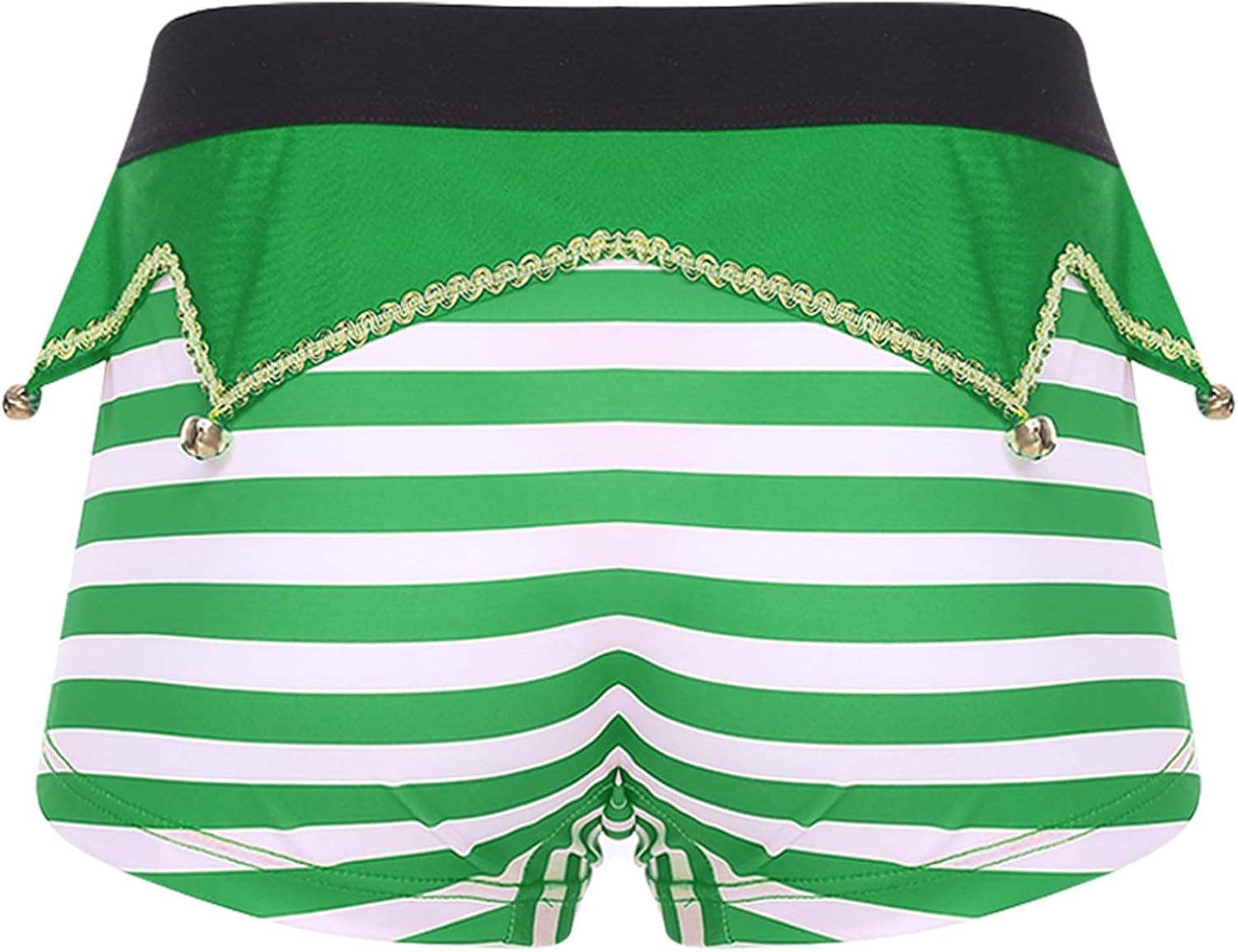 Freebily Men's Christmas Xmas Boxers Shorts with Striped Bulge Pouch Funny Santa Claus Underwear