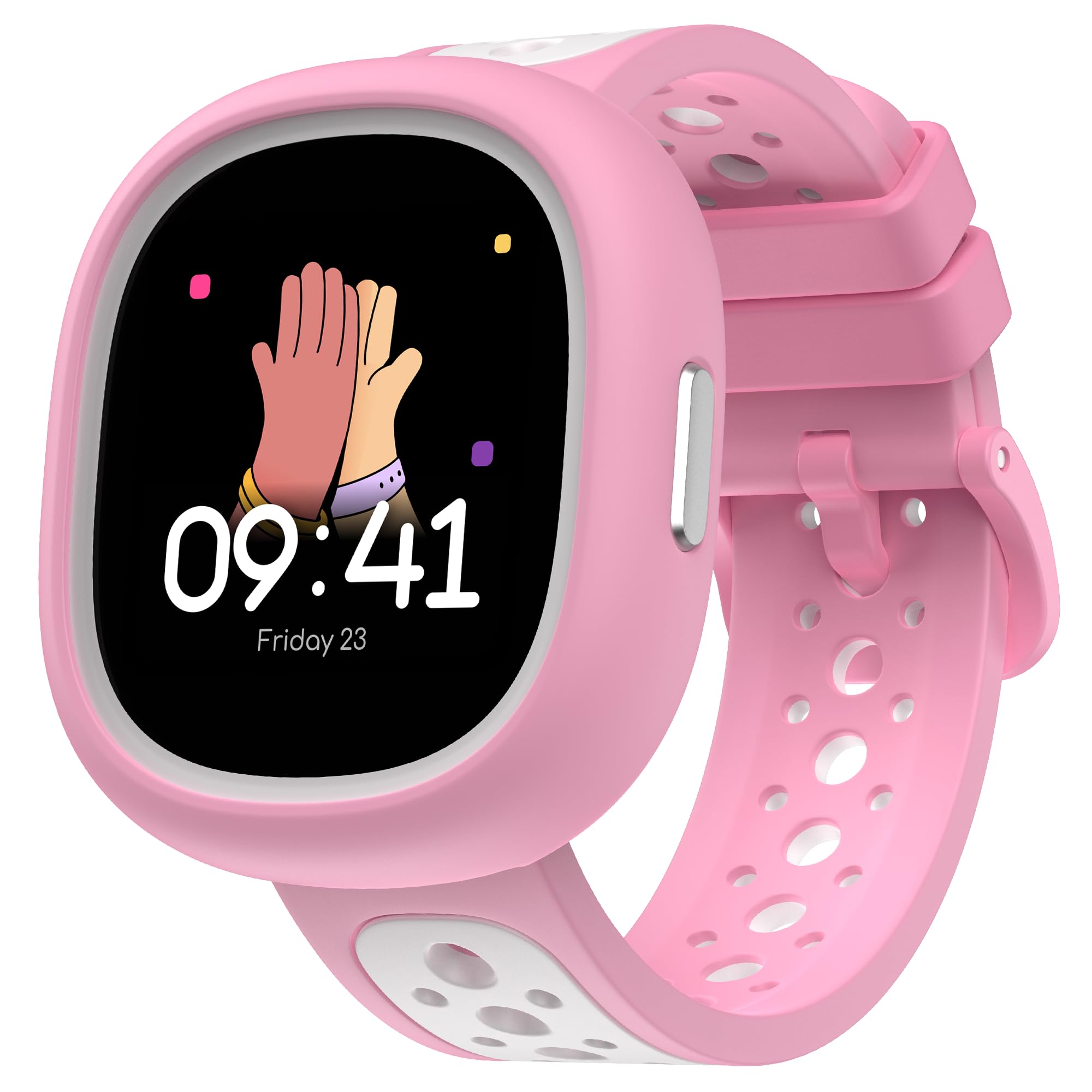 Noise Junior Champ 3 Smart Watch for Kids | 3-in-1 Look with 2 Switchable Bumpers, in-Built Learning Hub, Habit Builder, Exam & School Mode, SOS, 100+ Cloud Faces, Parental Control (Cotton Cloud)-image-6