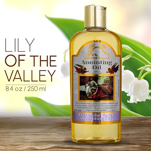 Miniatura 2 de Lily of The Valley Bible Land Treasures Unción Aceite de Unción, Aceites Bíblicos de Tierra Santa. 8.45 fl.oz  8.5 fl oz