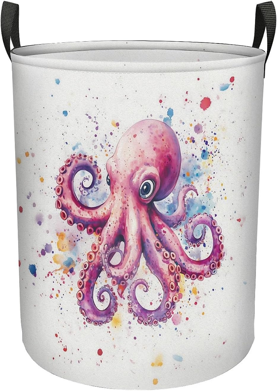 Laundry Room Organization Collapsible Hamper Basket for Clothes Toys Nursery  More