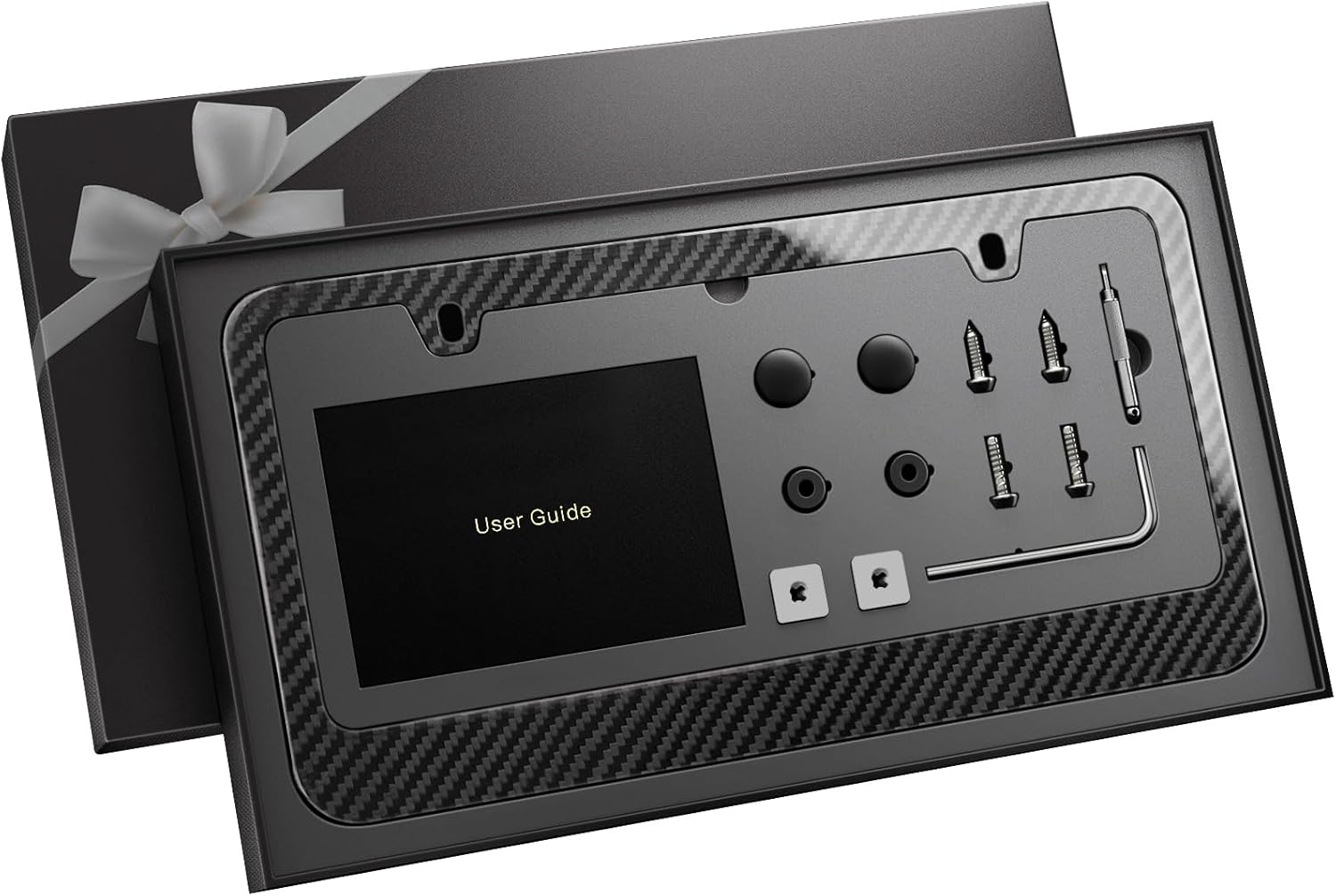 Real Carbon Fiber License Plate Frame (1 Piece)