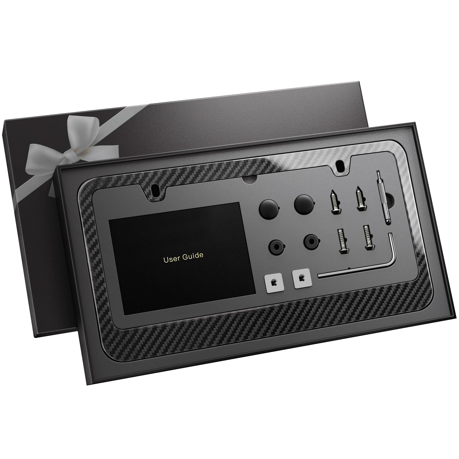 Real Carbon Fiber License Plate Frame (1 Piece)