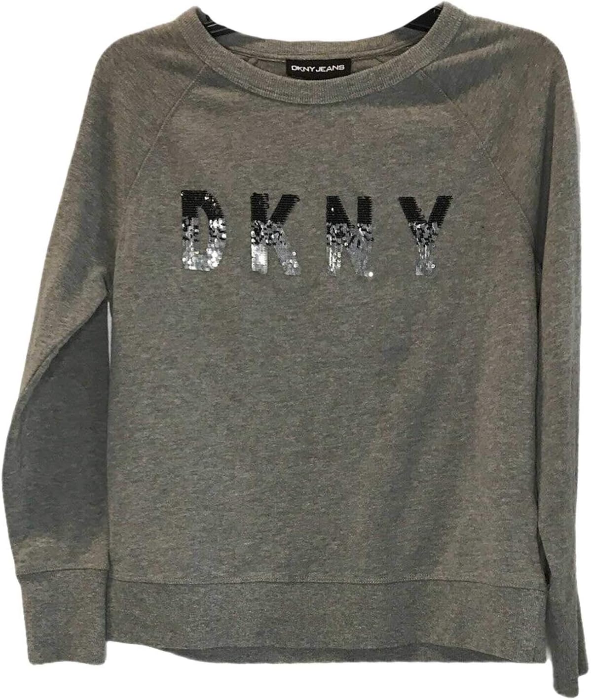 DKNY Women's Logo Pullover Sweater Long Sleeve, Jordan Ubuy