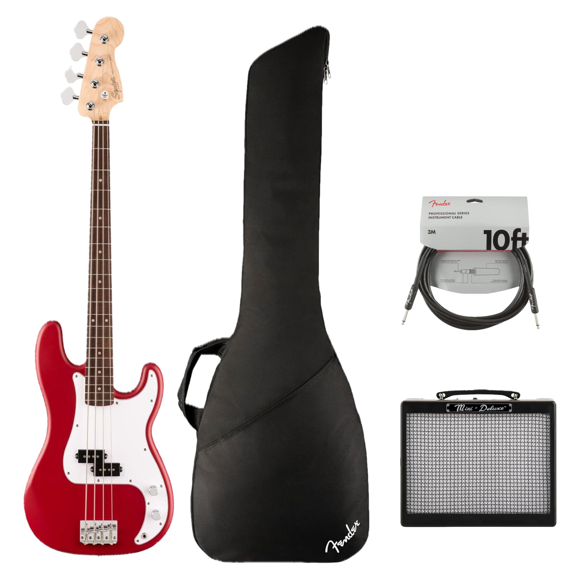 Amazon.com: Fender Squier Debut Series Precision Bass Guitar
