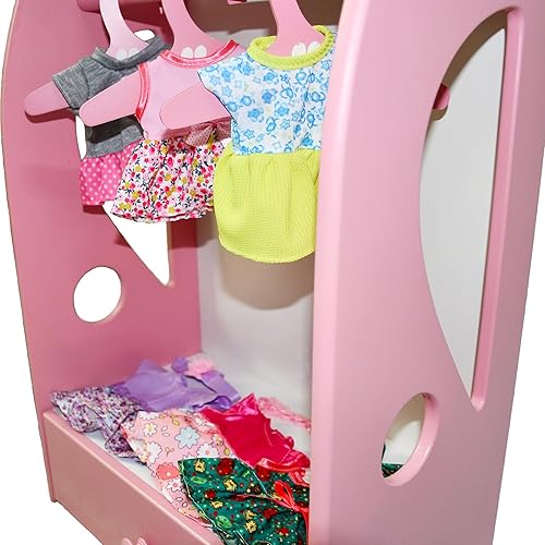 Miniatura 7 de Ropa de muñeca de bebé, 6 juegos de ropa de muñeca para muñeca de 10 a 12 pulgadas, accesorios de ropa de muñeca para muñeca bebé niña