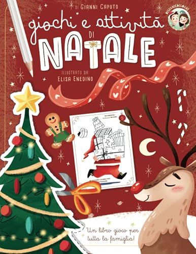 LIBRO DI NATALE con Giochi e attività: 25 attività per aspettare il Natale