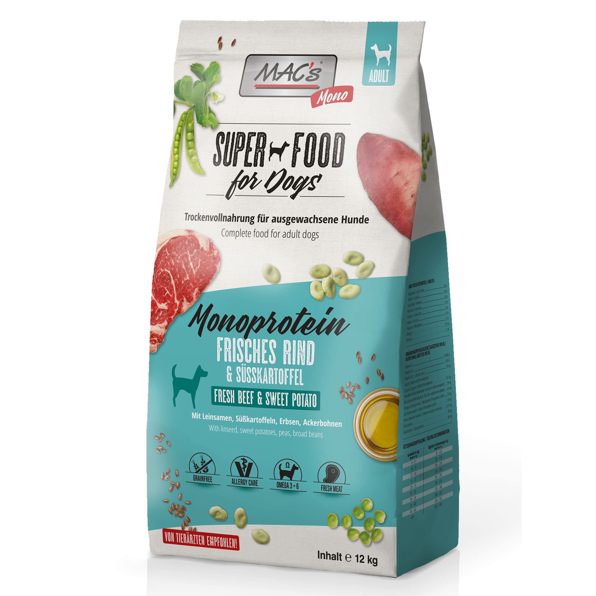 MAC's Dog Mono Adult Rind 12 kg