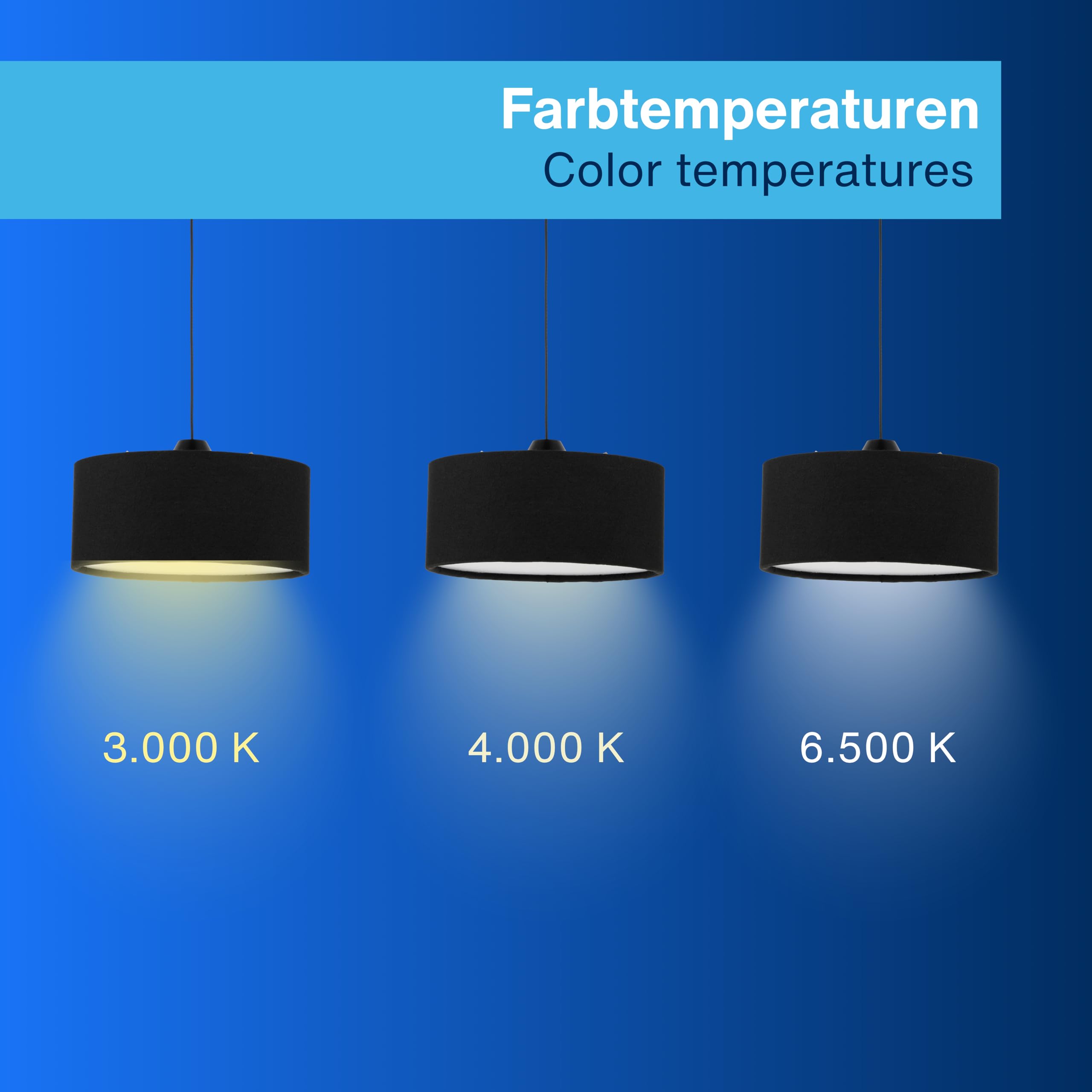 REV Lampa wisząca z akumulatorem – 120 lm, ściemniana, 3 kolory, timer 1-4 h, regulacja wysokości (18-123 cm), lampa wisząca do salonu, pilot zdalnego sterowania, abażur z materiału, czarna