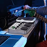 Vista 8 de MG-100 Pedal de Guitarra Profesional Multiefectos, Pedal de Efectos de Guitarra Eléctrica con 58 Efectos, Procesador de Efectos de Guitarra