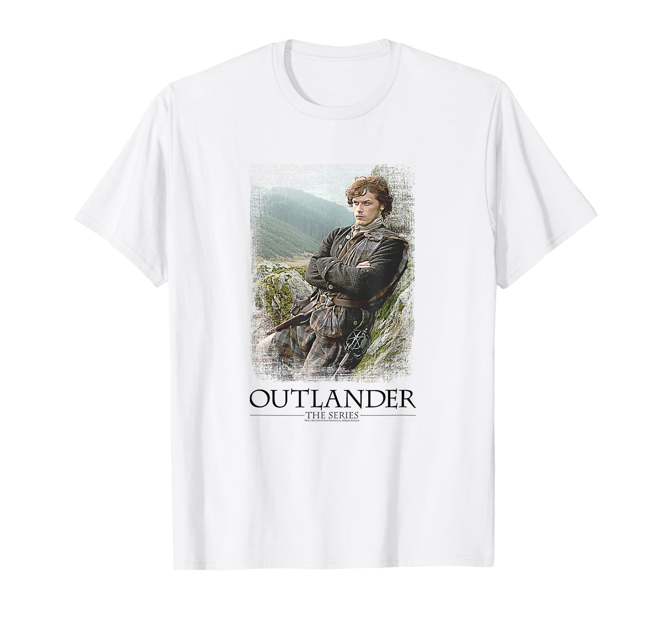 Outlander Jamie with Series Logo T-Shirt