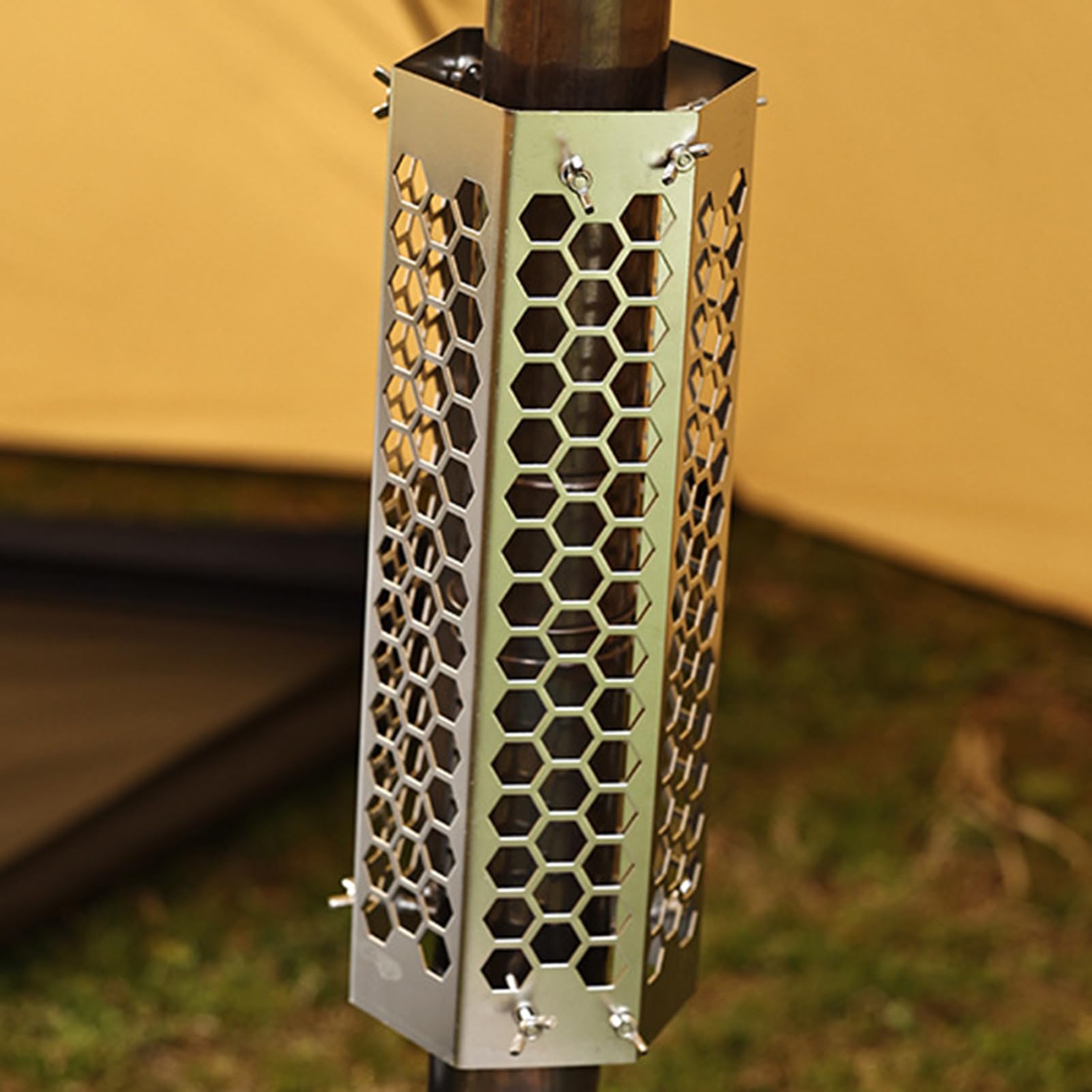 Tubo de estufa de leña, tubo de estufa de acero inoxidable, soporte para