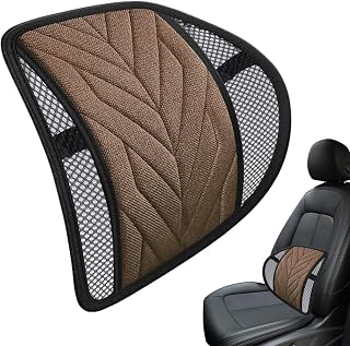 Portable Driving Seat Backrest, Ergonomic Lumbar Support Pillow, Air Pad