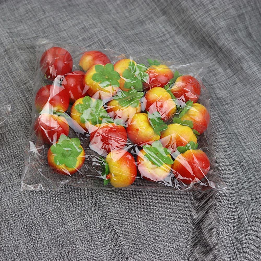 Lot De 20 Mini Citrons Artificiels, Fruits Artificiels