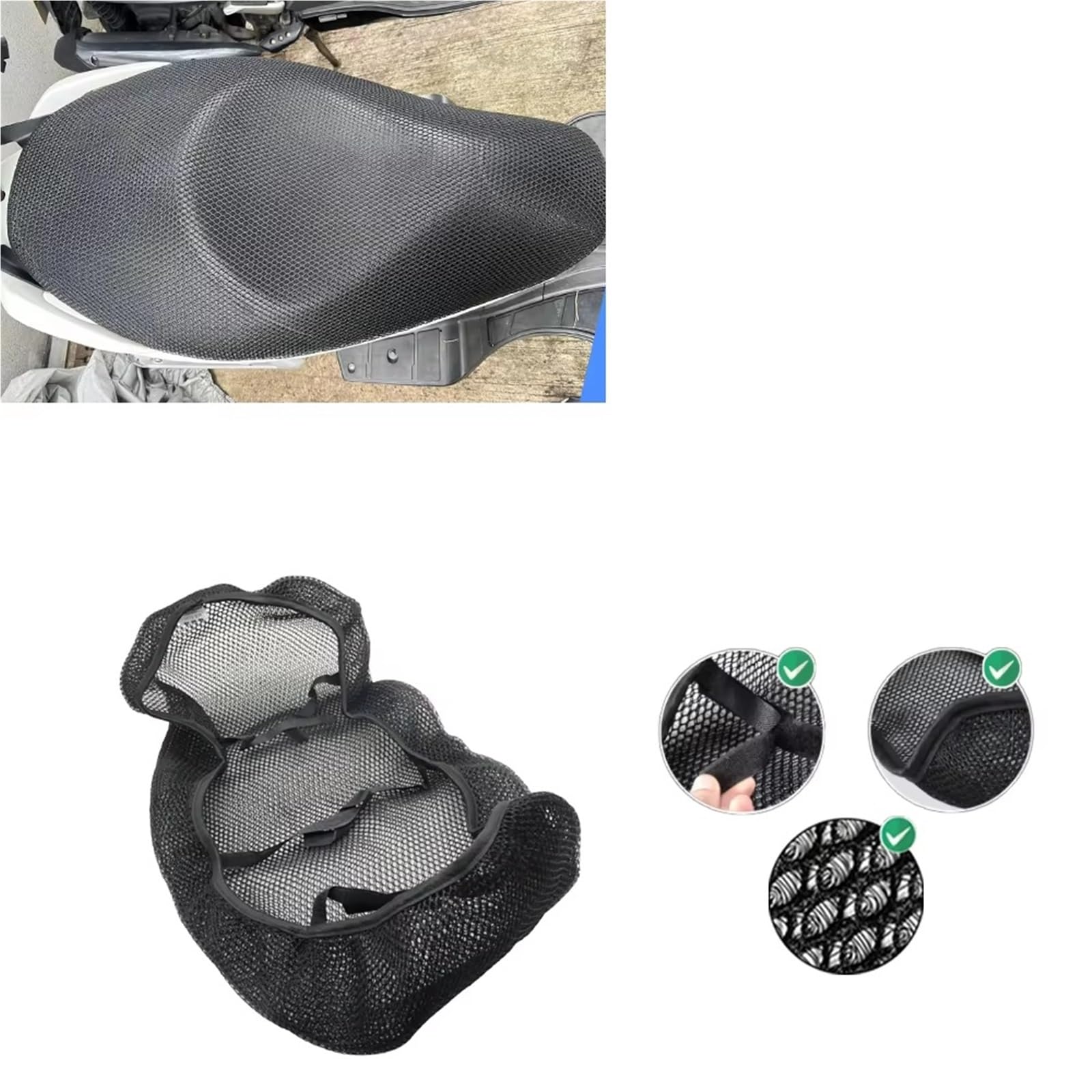 Moto Copri Sedili Per Suzuki per Burgman AN200 AN 200 Coprisedile moto Protezione elastica traspirante resistente al calore