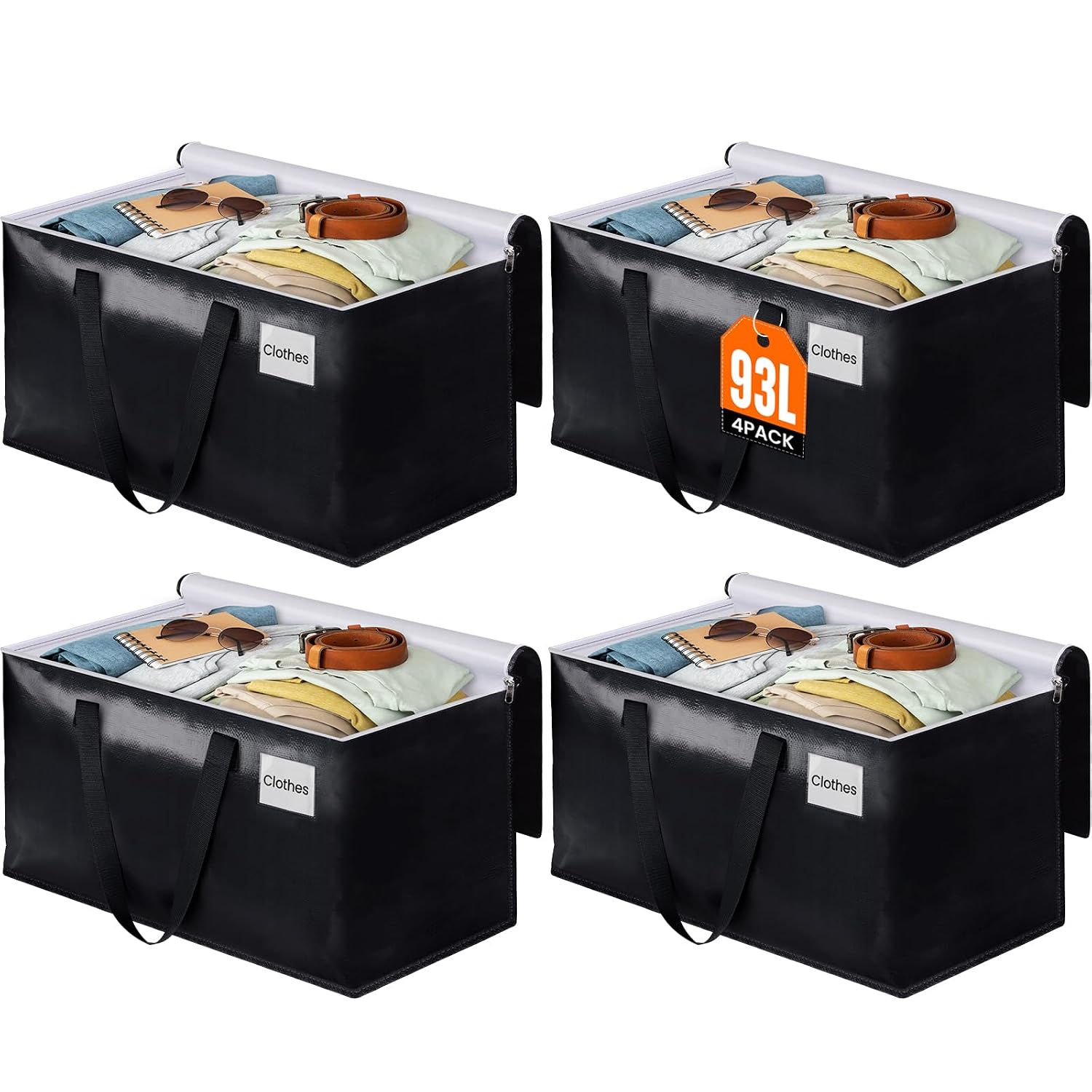 BlissTotes Heavy Duty Moving Bags with Zippers - Image 8