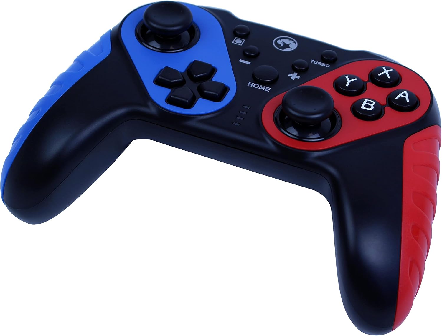Angled view of the MARVO Scorpion GT-52 controller, highlighting the ergonomic grips and button placement.
