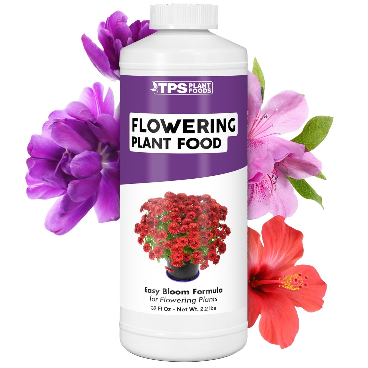 Flowering Plant Food – Liquid Plant Food for More Blooms, Vibrant Color & Stronger Bud Development, 32 oz