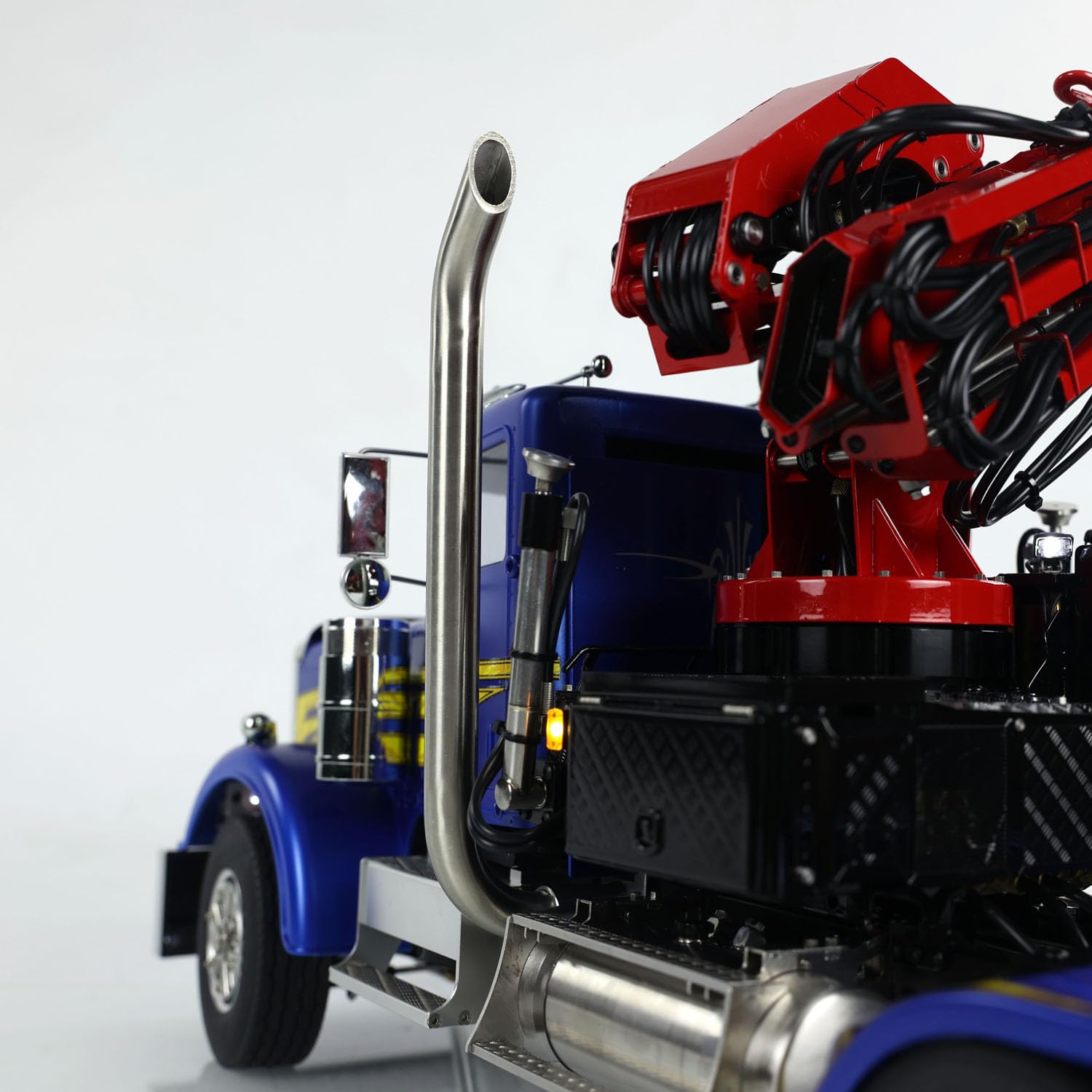 wheelfun 1/14 6X6 RC Trattore Camion Telaio Metallo 2-Speed Gearbox RTR 56344 Sound Light System ESC Servo Hobby Grade Model
