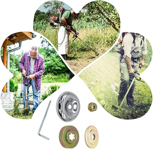 Miniatura 7 de AOTISBAO 5 piezas de repuesto de metal para caja de engranajes y tuercas Kit de fijación de tuercas de rosca, cubierta de repuesto para caja de