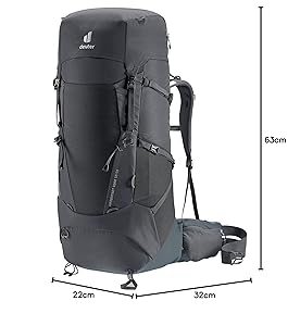 Deuter - deuter ドイター エアコンタクトコア 50+10 エアコンタクト コア 60+10・3350522（マウンテン/エア
