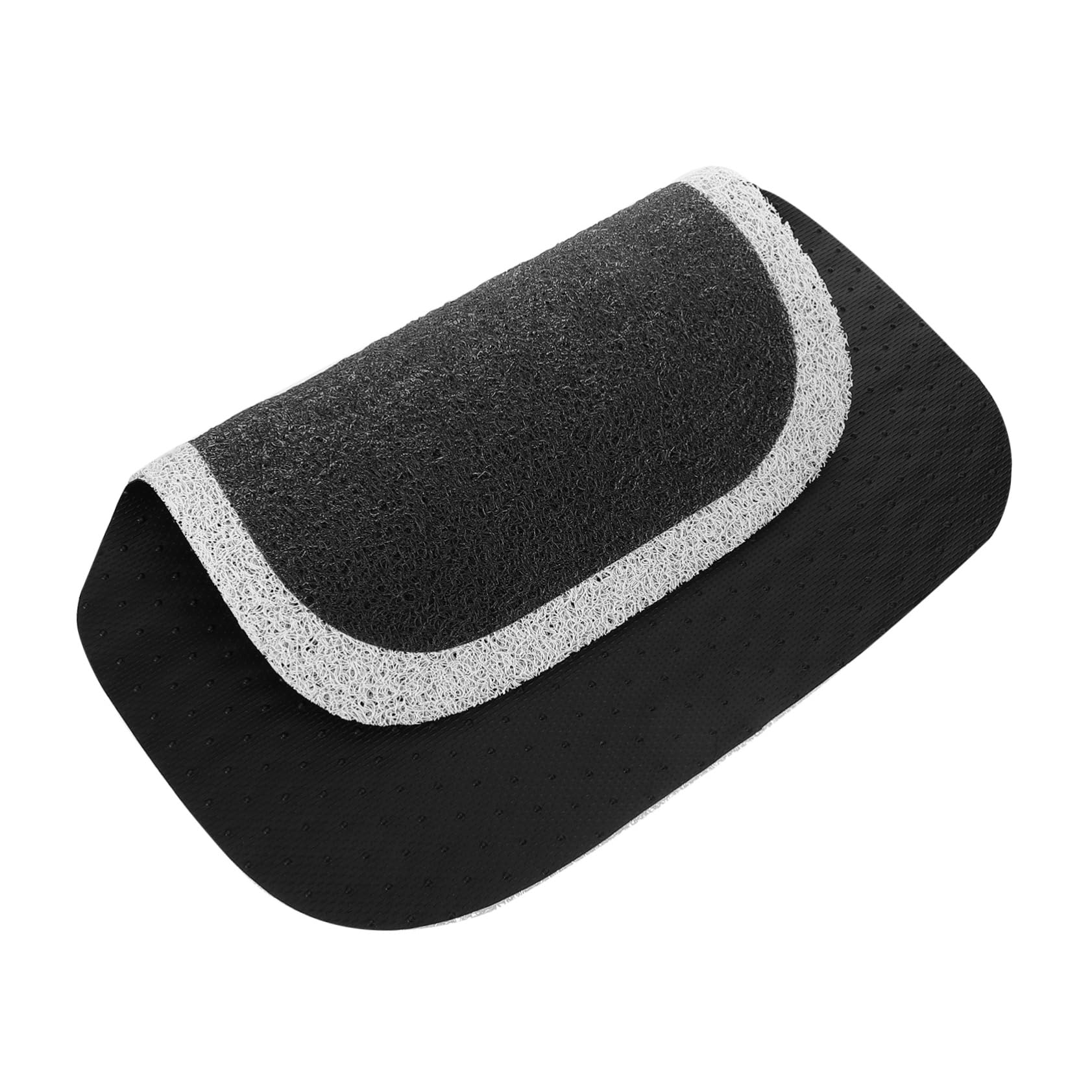 Alfombrilla para coche delantera resistente negra protectora de suelo textil 8