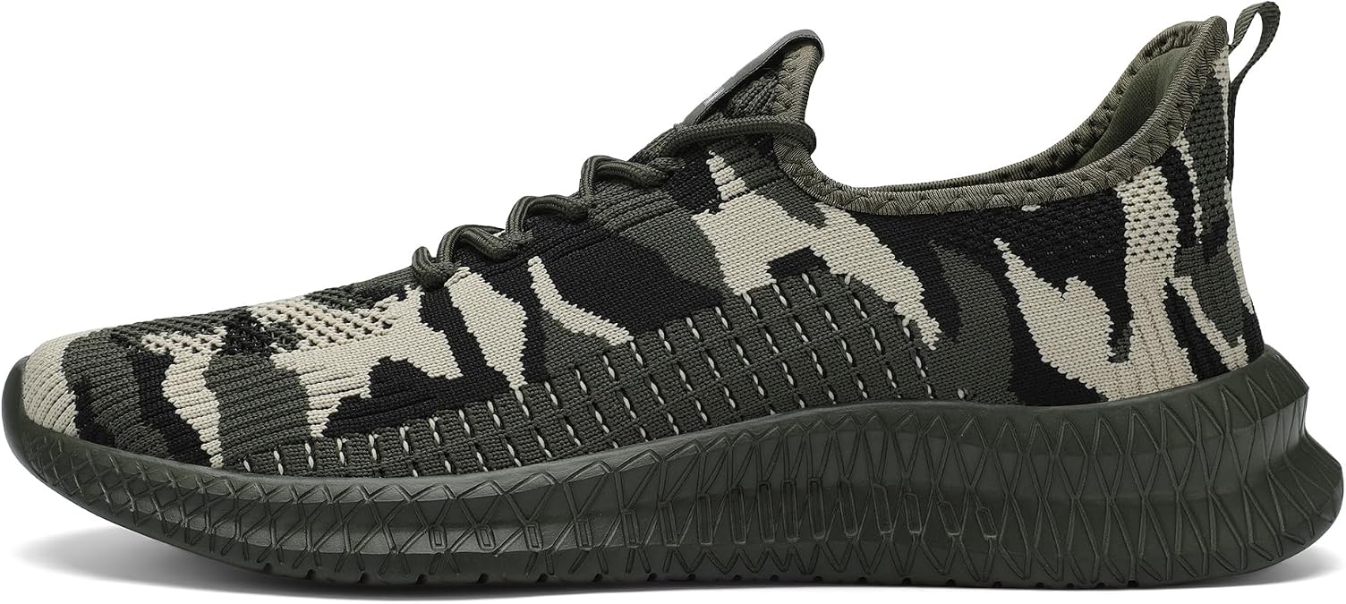 Men's Running Shoes Ultra Lightweight Breathable Comfortable Walking Shoes Casual Fashion Sneakers Mesh Workout Shoes
