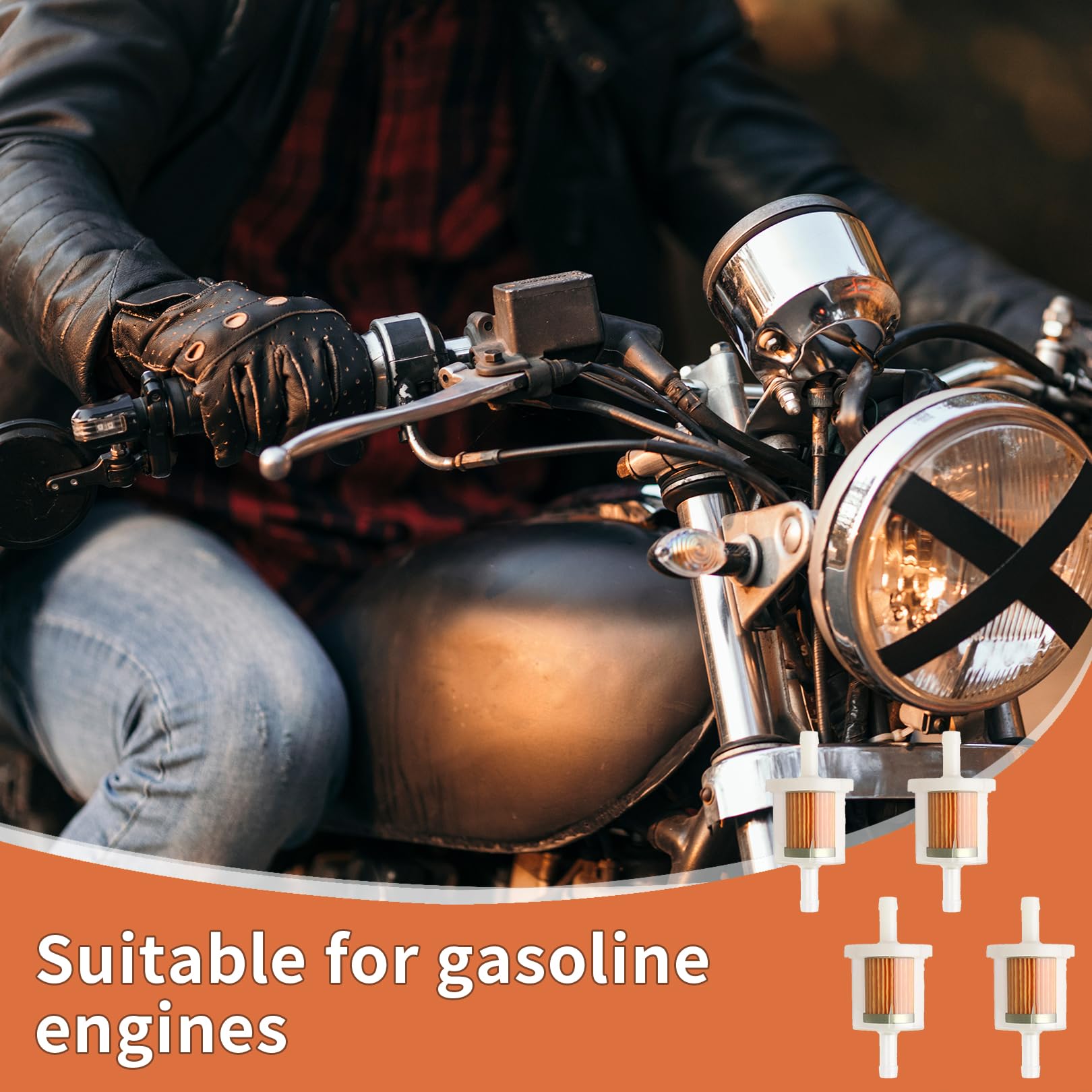 Filtri Carburante Per Moto | Pacco Da 4 Filtri Benzina/Gasolio Universali - Per Ottimizzare Prestazioni Motore - Foto 7