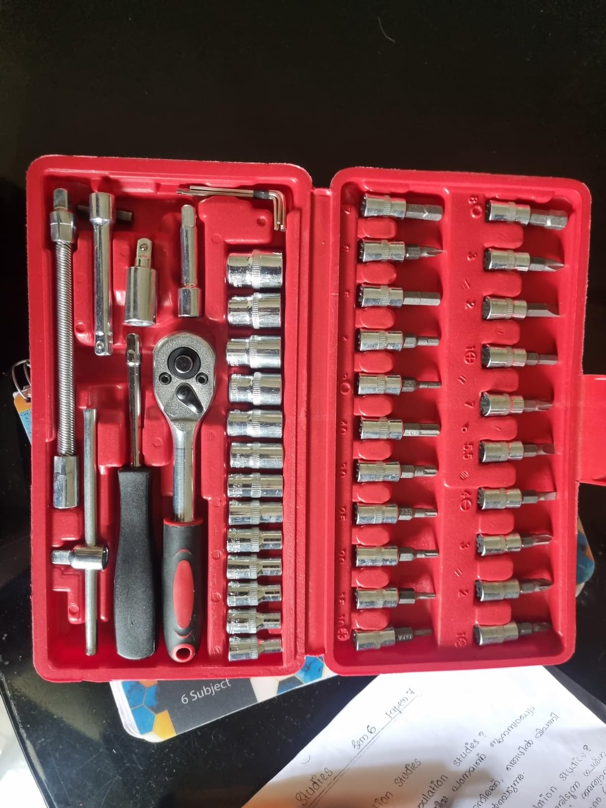 Goti Box Donga Tool Kit Tool Kit for Home Use Tools Kit Spanner Set Socket Set ...
