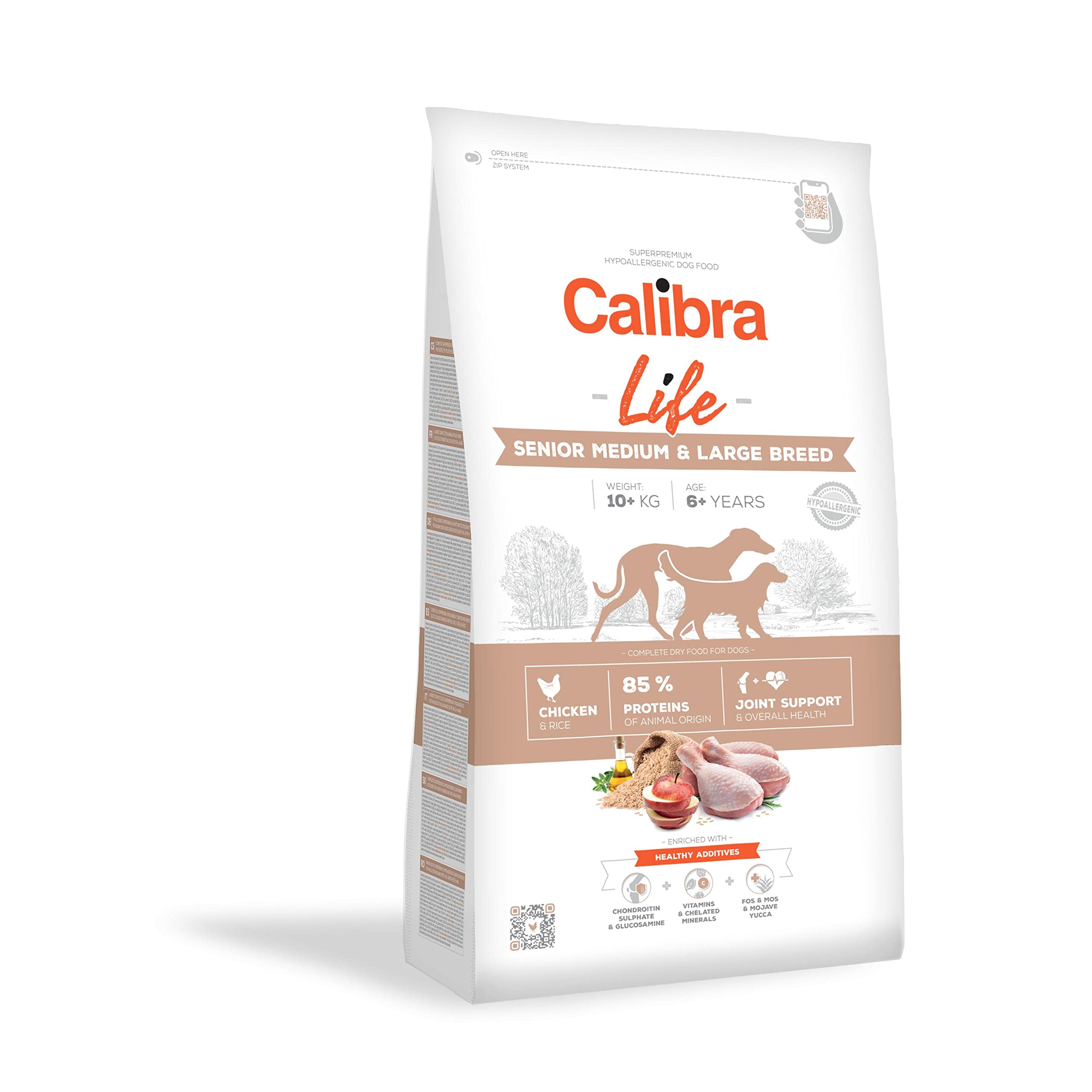 CALIBRA Dog Life Senior Medium & Large Pollo 12KG
