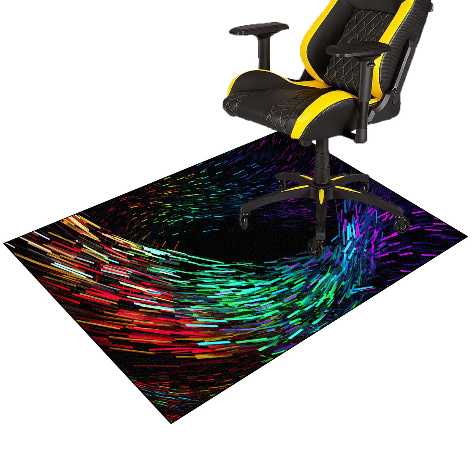 Gaming Chair Mat for Hardwood Floors Non-slip Computer Chair Mat Office Chair Mats for Carpeted Floor Low Pile Desk Chair Mat Gaming Rolling Chair Mat for Carpet Hard Floor Protector Mat 180 x 200 cm